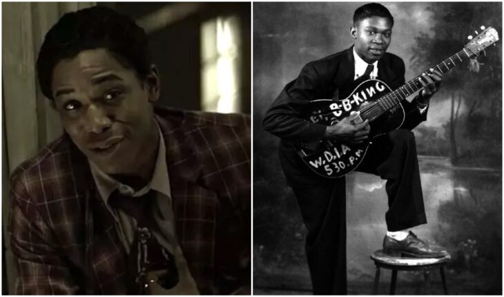 Kelvin Harrison como BB King ;¡Idénticos! Así se veían los personajes de 'Elvis' en la vida real