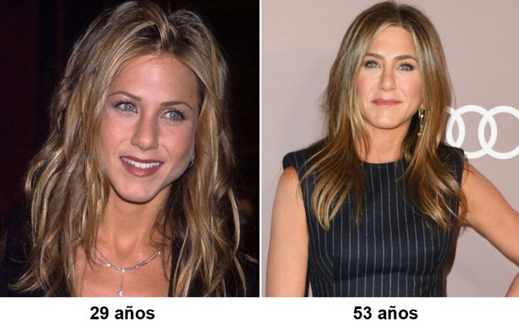 Jennifer Aniston antes y después