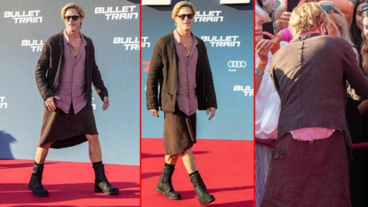 Brad Pitt en el estreno de Bullet Train en Berlín