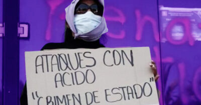 México busca “tipificar” los ataques con ácido con penas de hasta 16 años de cárcel