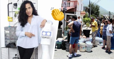 Ingeniera mexicana crea un “robot” que convierte el aire en agua