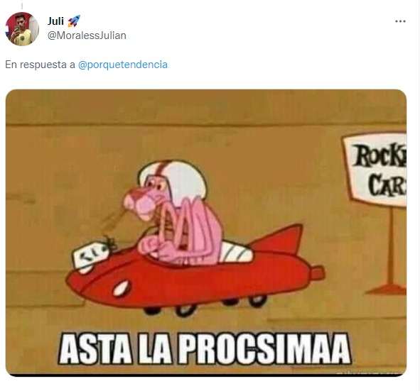 la pantera rosa en moto