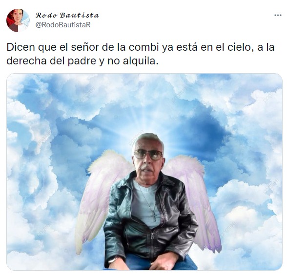 señor de la combi muere