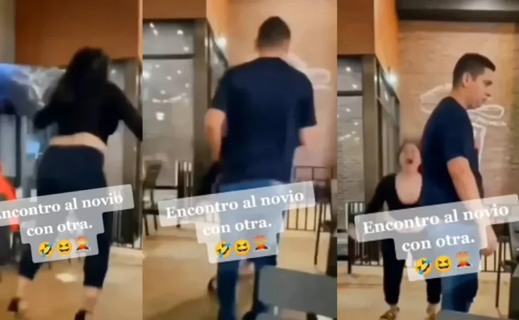 Descubrió a su novio siendo infiel y su reacción se hace viral; ¿estaba feliz