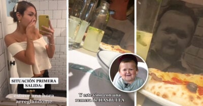 Chica se arregló durante una hora para la cita y él llegó con una playera de Hasbullah