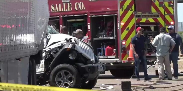 Migrant accident in Encinal, Texas