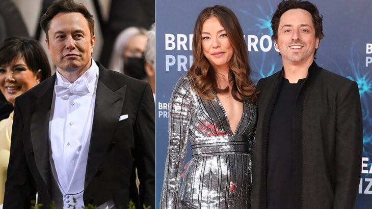 Elon Musk/Nicole Shanahan y Sergey Brin