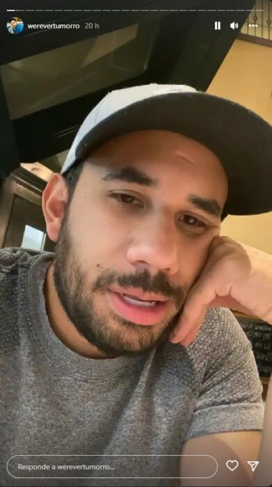 Captura de pantalla de una historia en el Instagram de Werevertumorro 