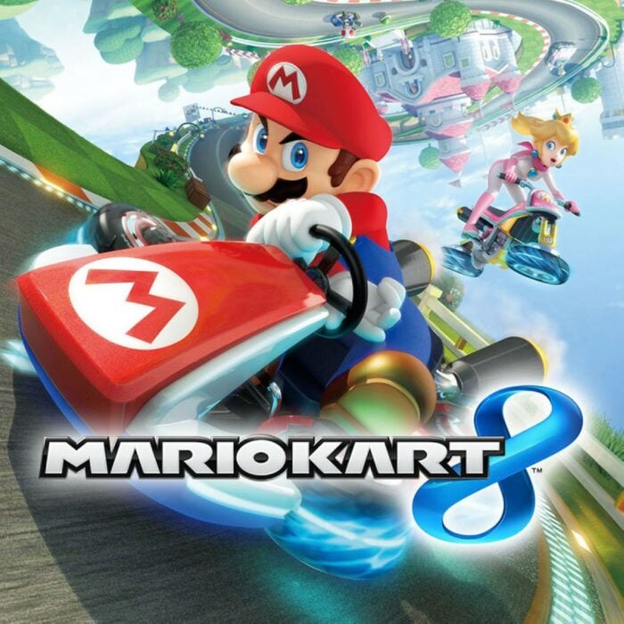 Portada del videojuego de Mario Kart 8