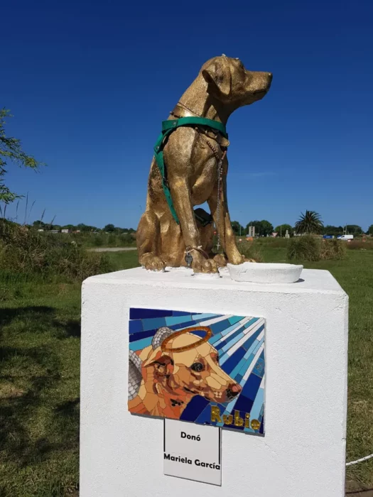 Monumento a Rubio, perro asesinado en Argentina