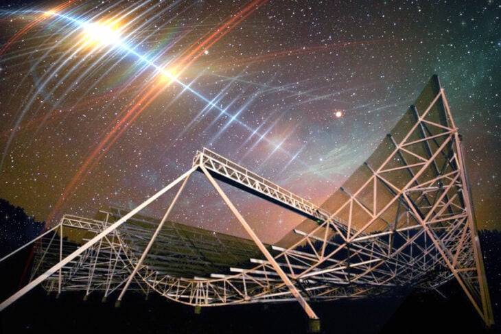 Objeto a billones de años luz de distancia de la tierra libera ráfagas de energía