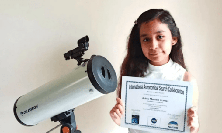 Ashley Martínez Ocampo, niña que descubrió un asteroide 