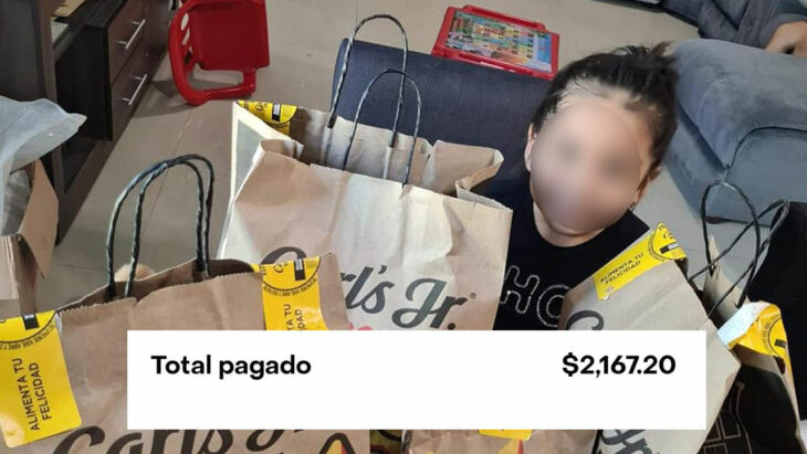 Niña pide 20 hamburguesas por app y su mamá pide ayuda en redes; termina en una noble acción