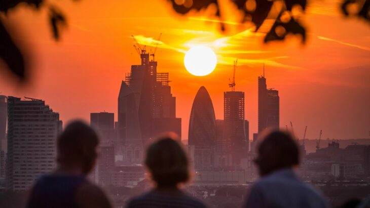 Ola de calor en Londres