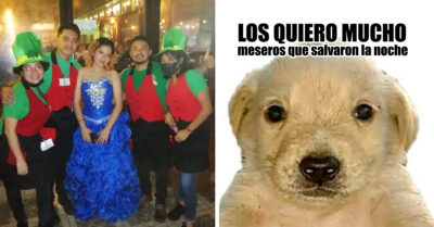 Sus amigos la dejaron plantada en sus XV años y los meseros se unieron para acompañarla