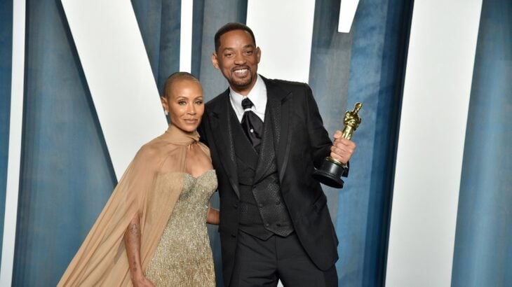 Jada Pinkett junto a Will Smith en los premios Oscar 2022
