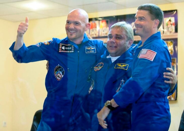 Astronautas de la ISS