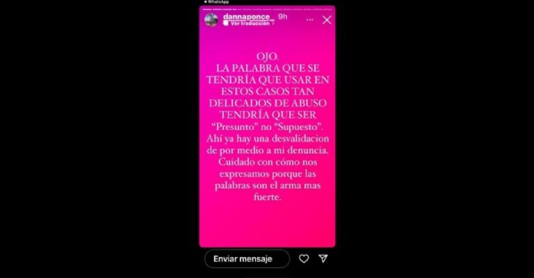 historia de instagram danna ponce