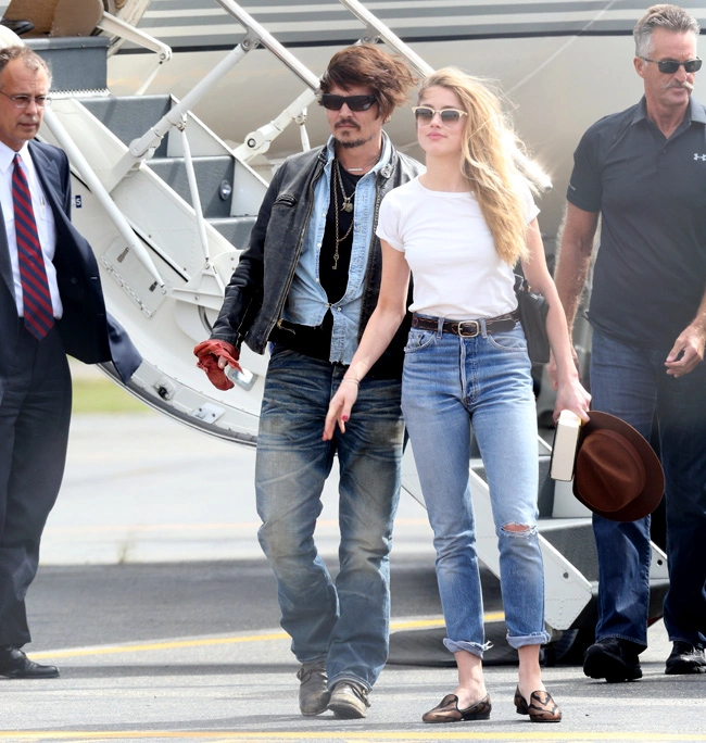 Amber Heard and Johnny Depp