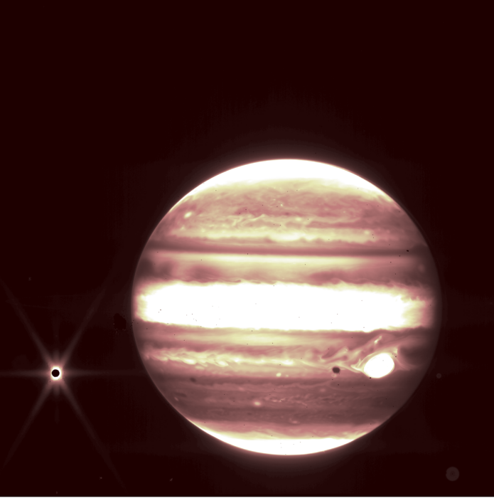 Imágenes de saturno captadas por el telescopio espacial de la NASA, James Webb