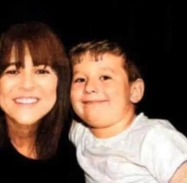 Diane Campbell and her son Max