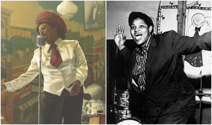 Shonka Dukureh como Big Mama Thornton ;¡Idénticos! Así se veían los personajes de 'Elvis' en la vida real