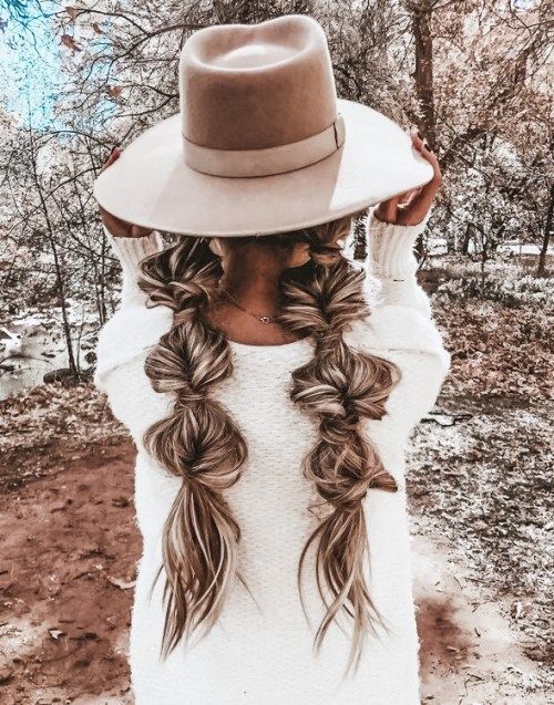 low pigtails; 15 Braids to be a true 'little mexican girl core'