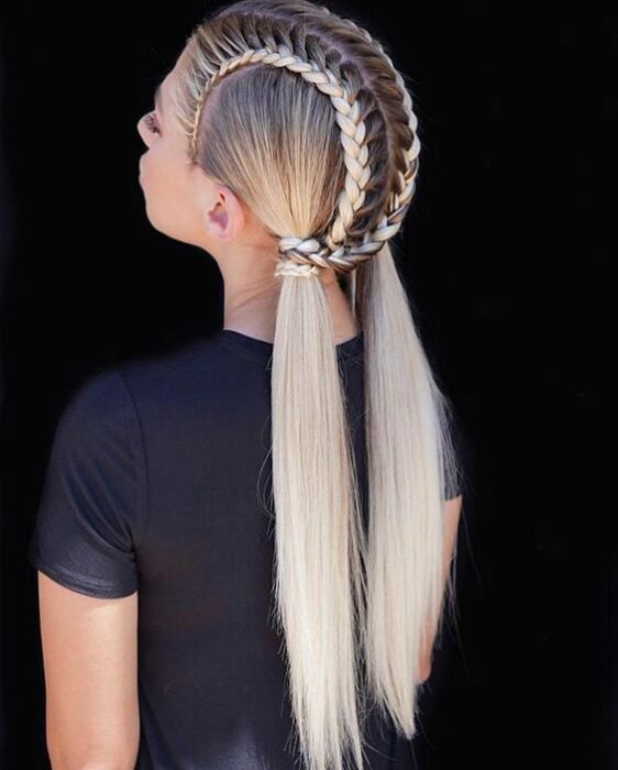 trenza medio circulo ;15 Trenzas para ser una verdadera 'little mexican girl core'