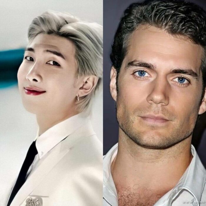 Kim Nam-joon y Henry Cavill