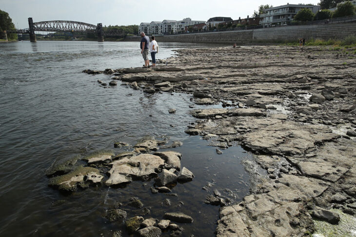 Sequía en Europa revela Piedras del hambre