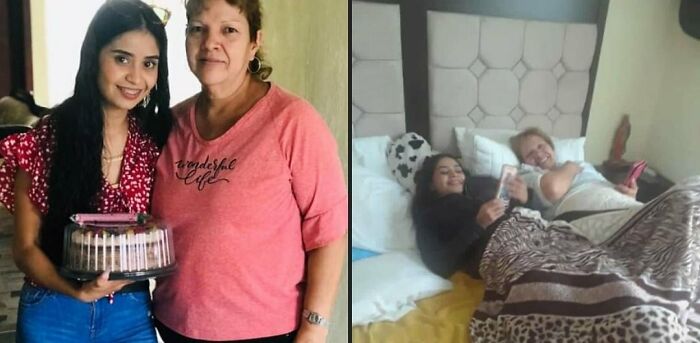 nuera y suegra antes y después