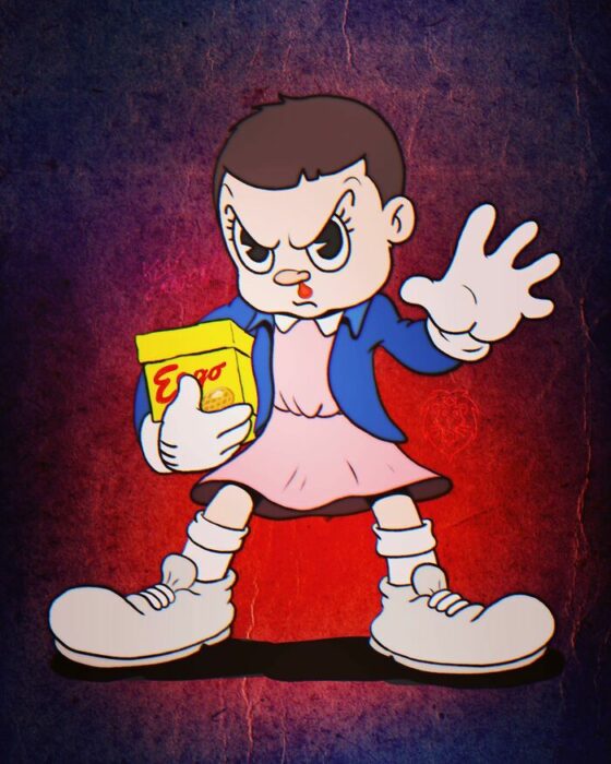 eleven in rubber hose