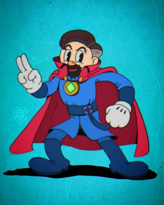 doctor strange en rubber hose