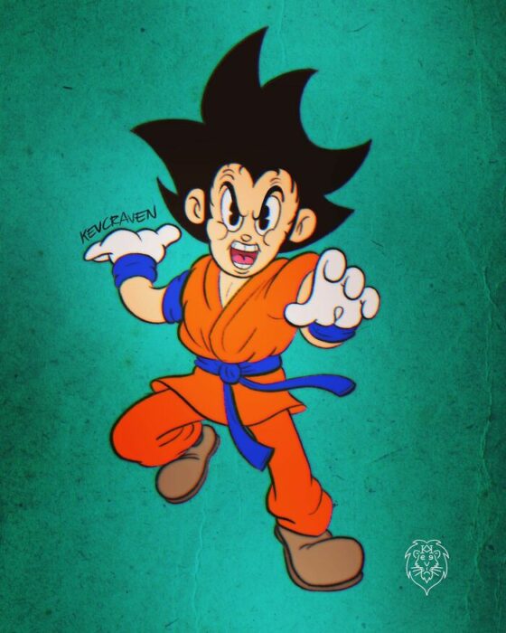 goku in rubber hose