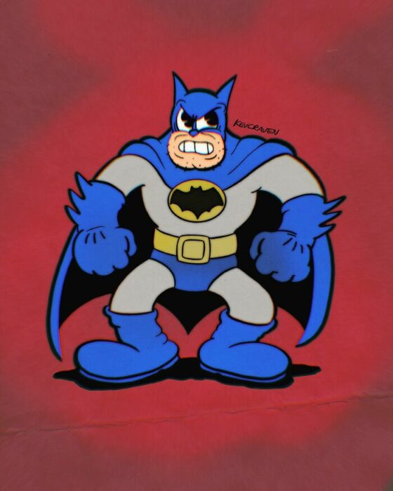 batman en rubber hose