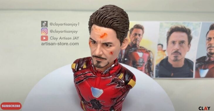 Iron Man ;Artista crea increíbles figuras de arcilla con personajes de la cultura pop