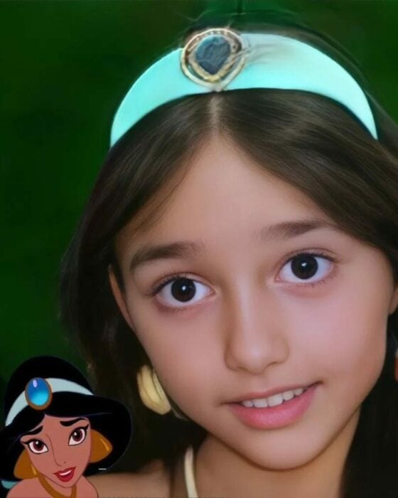 Jazmín ;Así se verían las princesas de Disney si fueran niñas de verdad