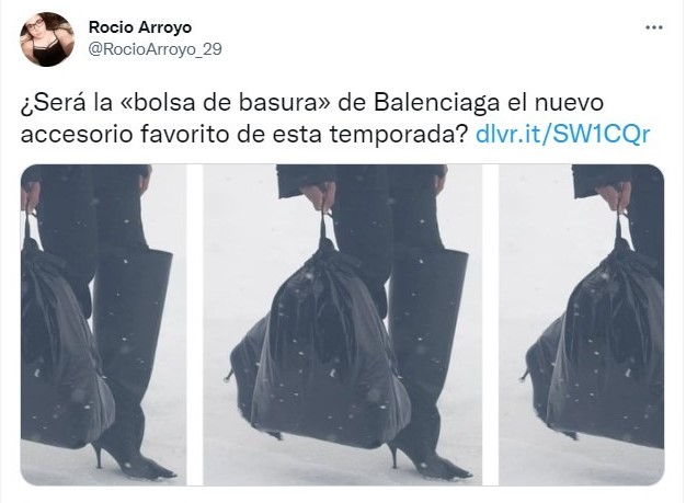 Balenciaga sells a garbage bag for 34 thousand pesos and it rains memes 