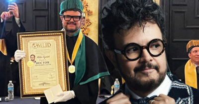 Aleks Syntek recibe un Doctorado Honoris Causa y le llueven críticas en redes