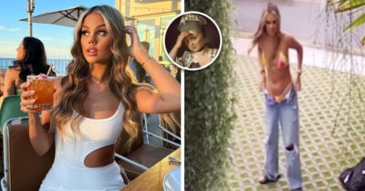Inventada nivel: Captan a influencer posando en una lujosa mansión que ni siquiera era de ella
