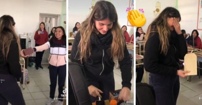 Chicos de secundaria se organizaron para pagar el viaje de graduación de su compañera