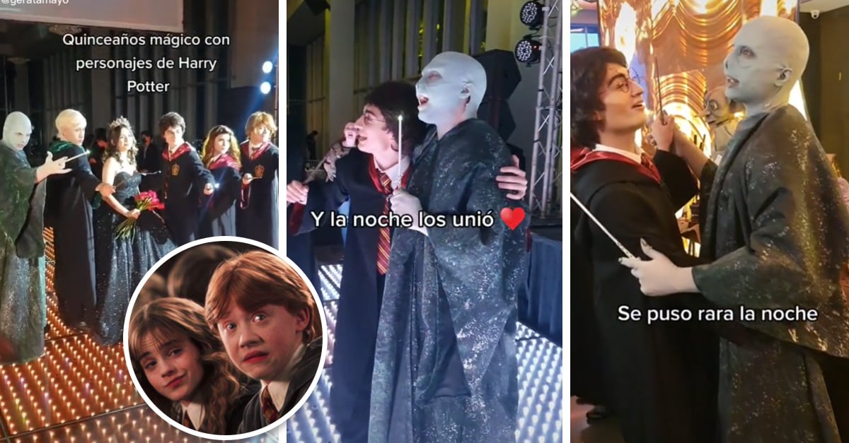 VIDEO: Celebra sus XV años con fiesta de Harry Potter y hasta Voldemort es  chambelán - El Diario NY