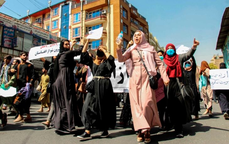 protestas mujeres afganas