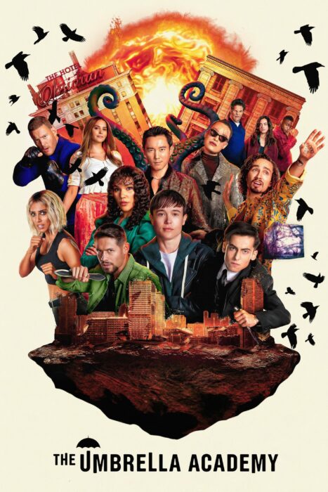 póster de la tercera temporada de The Umbrella Academy 