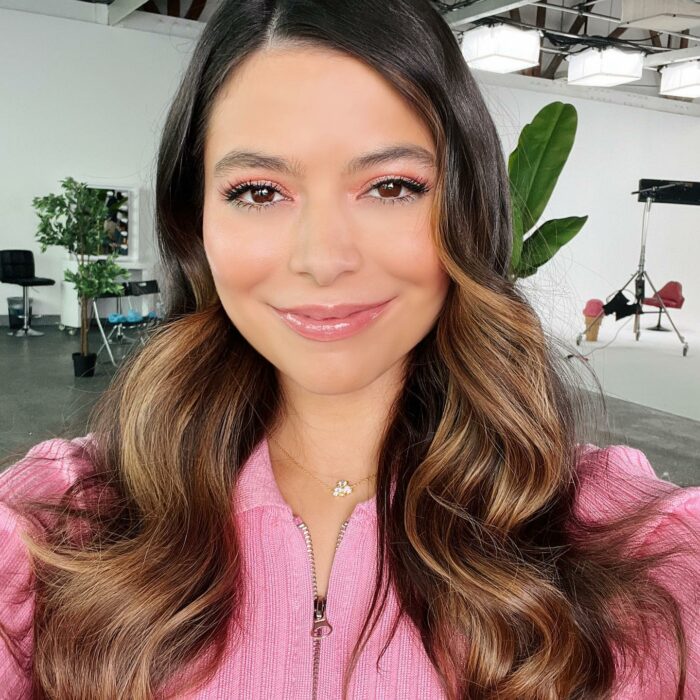 selfie de la actriz Miranda Cosgrove