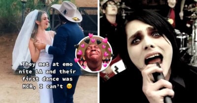 Novios bailan “Helena” de My Chemical Romance en su boda; se conocieron en una fiesta emo