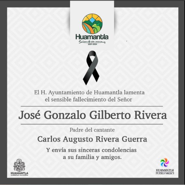 condolences to Carlos Rivera