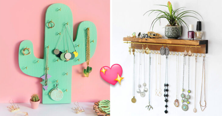 💄DIY COMO HACER ORGANIZADOR DE COLLARES, DIY - ORGANIZADOR PARA COLLARES