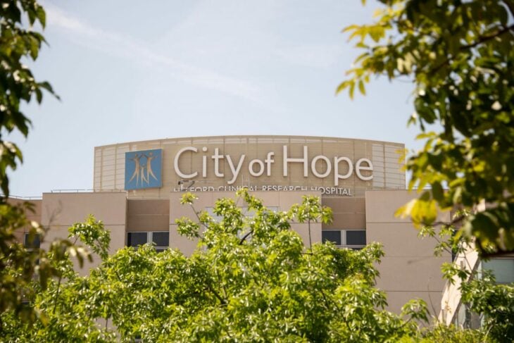 Fachada del hospital City of Hope en California 