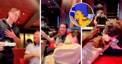 ¡Qué oso! Papá le dice al mesero que a su hija le gusta y su reacción vale oro